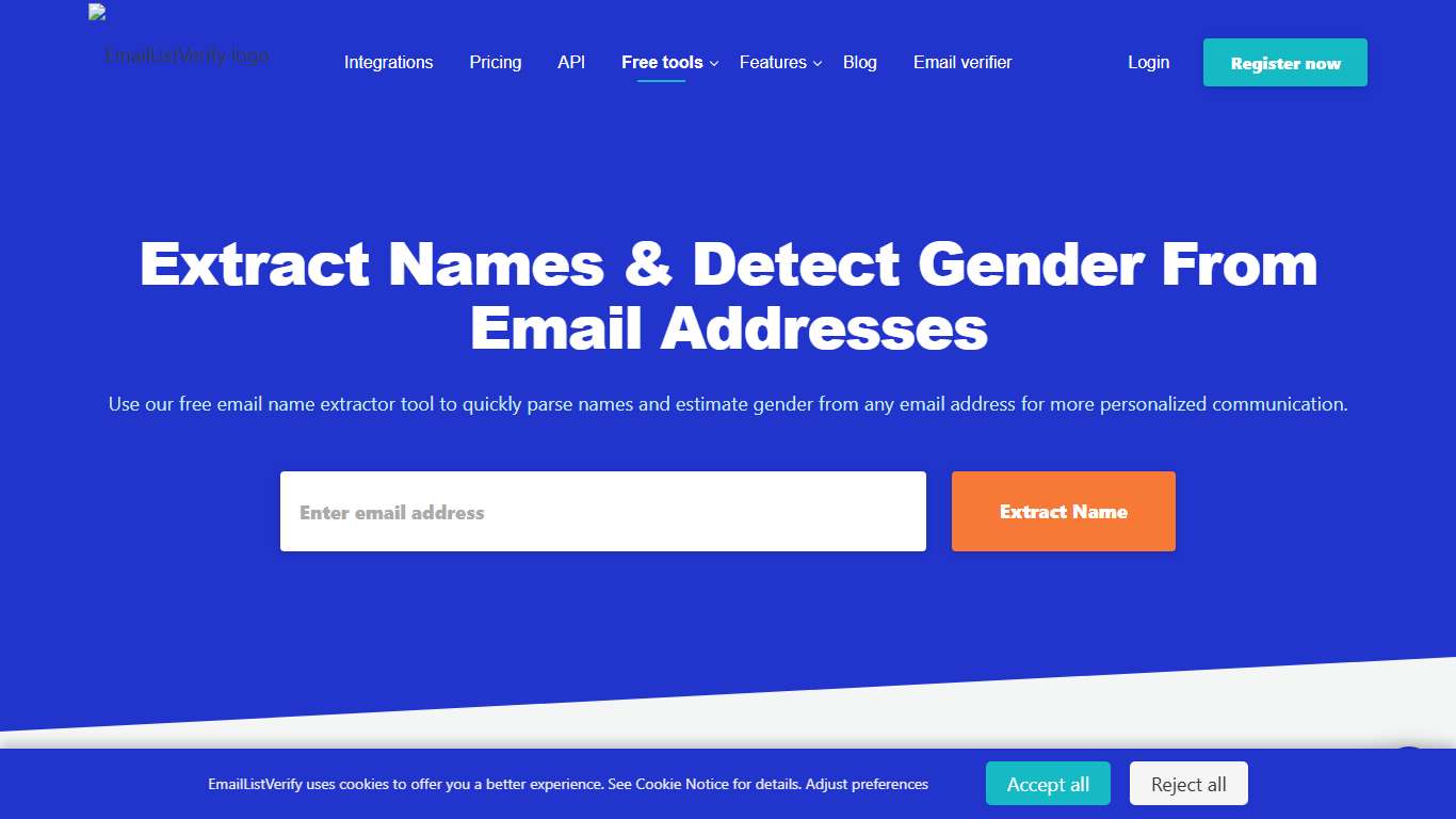 Email Name Extractor | Free Tool with Gender Detection